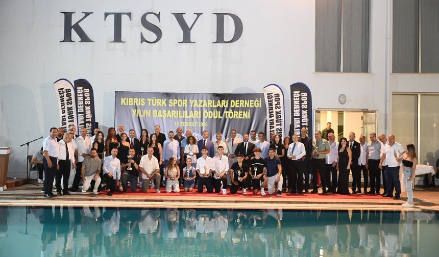 KTSYD gecesinde yılın başarılıları ödüllerine kavuştu