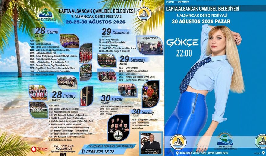 9. Alsancak Deniz Festivali için geri sayım başladı