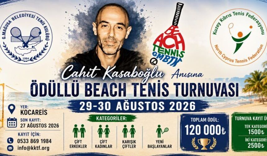 Cahit Kasapoğlu anısına plaj tenisi heyecanı