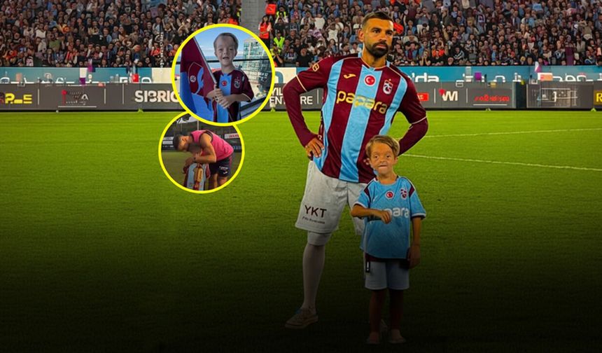 Salah'ın minik hayranı Isaac, Trabzon'da yıldız futbolcuyla buluştu