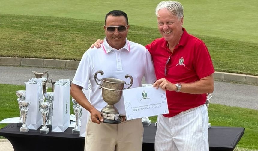 Cahit Yetkili, Bulgaristan’daki golf turnuvasında şampiyon