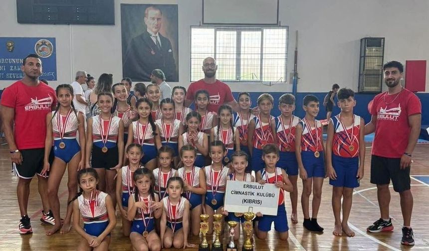 Erbulut Cimnastik’ten Alanya’da iki şampiyonluk