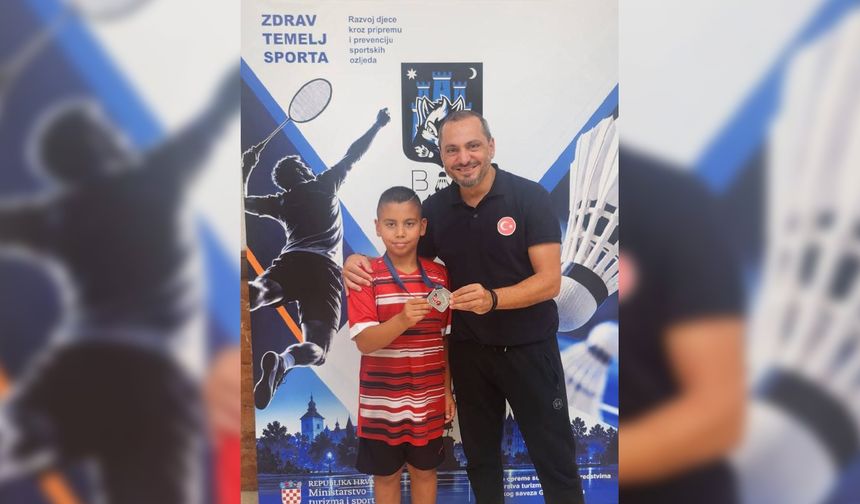 Güney Serinyürek, Zagreb Youth Open’da kürsüye çıktı
