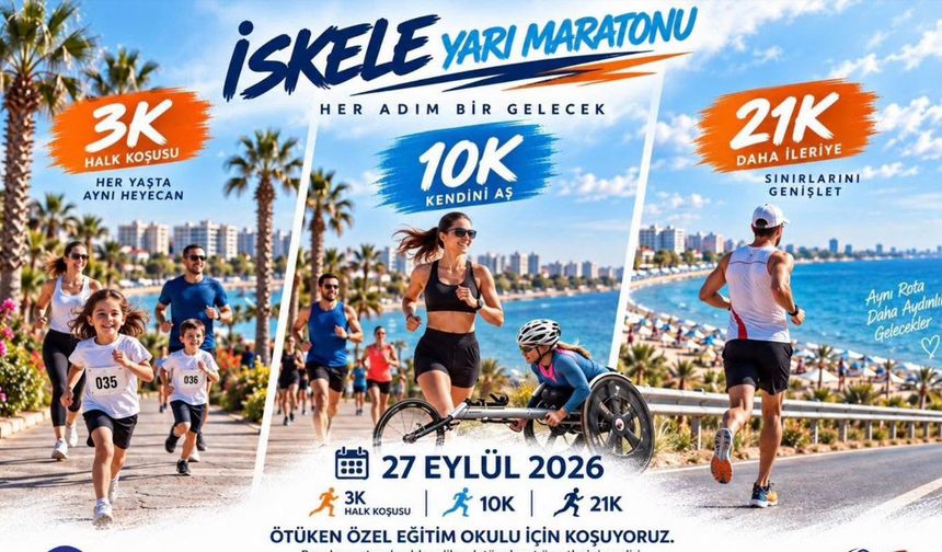 İskele Yarı Maratonu 27 Eylül’de iyilik için koşulacak