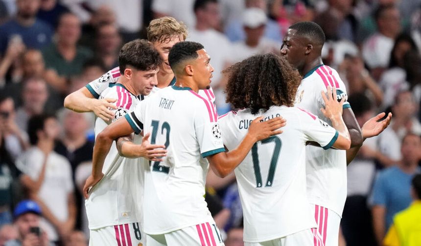 Real Madrid, Şampiyonlar Ligi'ne Inter galibiyetiyle başladı