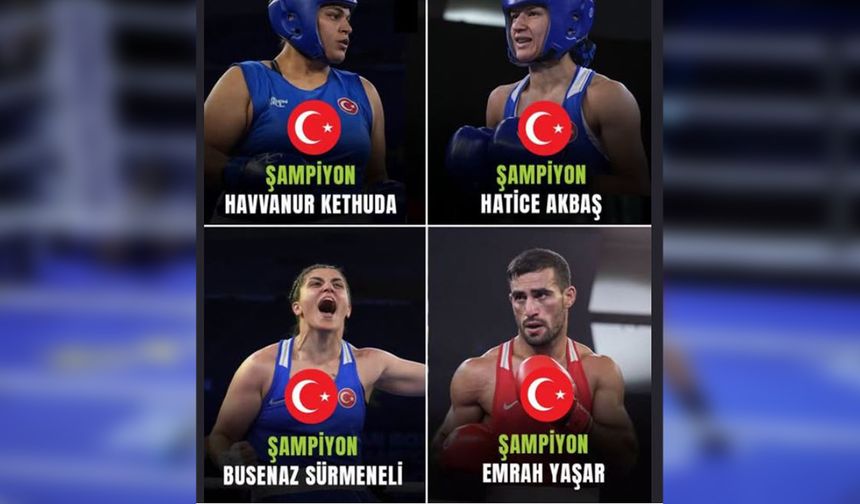 Türk boksörlerden Avrupa Şampiyonası'nda tarihi başarı