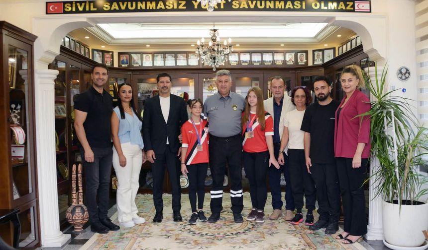 Cimnastik Federasyonu’ndan Hakan Balaban’a teşekkür ziyareti