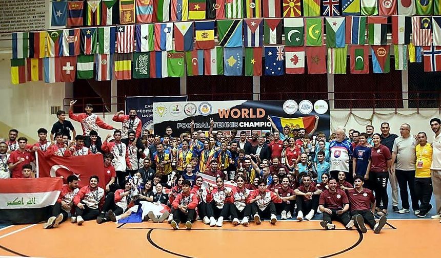Dünya Futbol Tenisi Şampiyonası DAÜ’de tamamlandı!