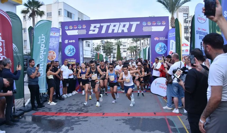 Pasha Group Girne Yarı Maratonu tamamlandı