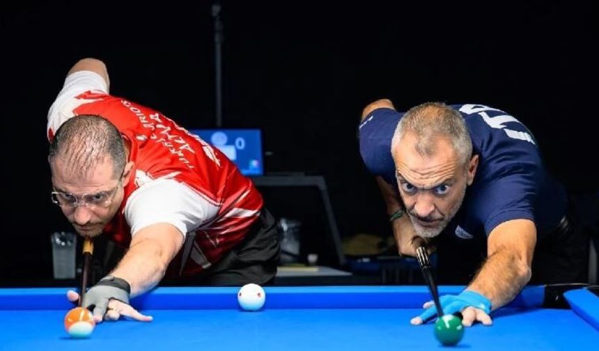 Avrupa Bilardo Şampiyonası’nda KKTC Milli Takımı 5. sırada