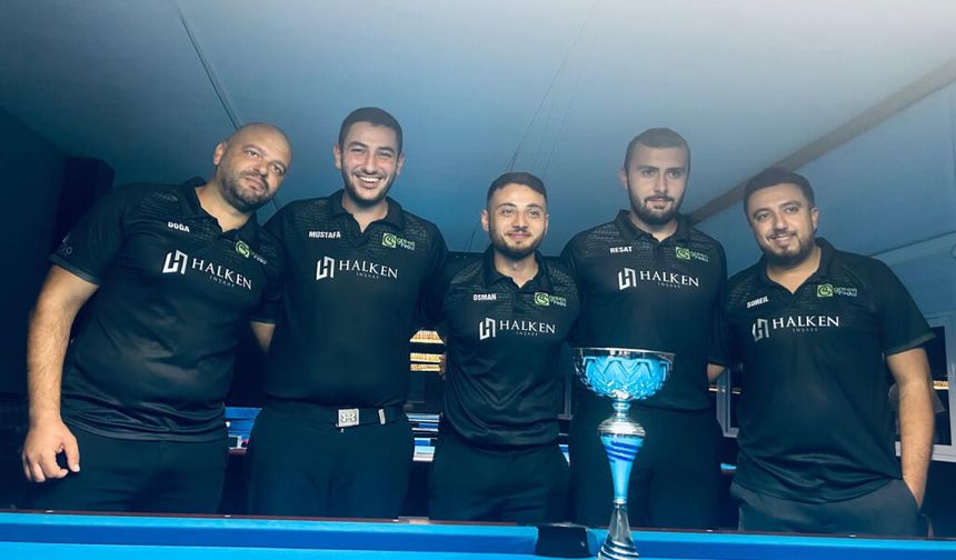 Bilardo Federasyon Kupası şampiyonu Green Pedal Cycling