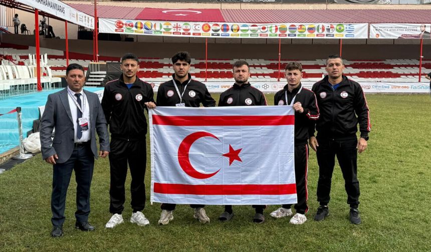 KKTC Güreşi engel tanımıyor