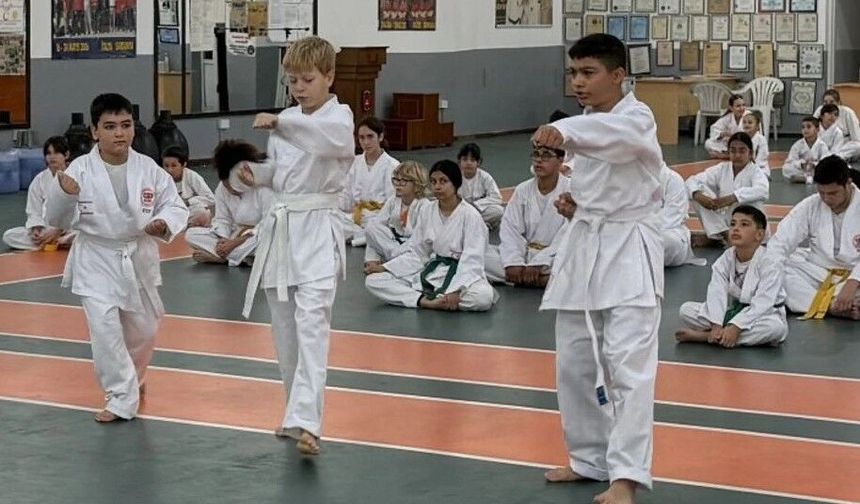 Renkli kuşak sınavı yapıldı