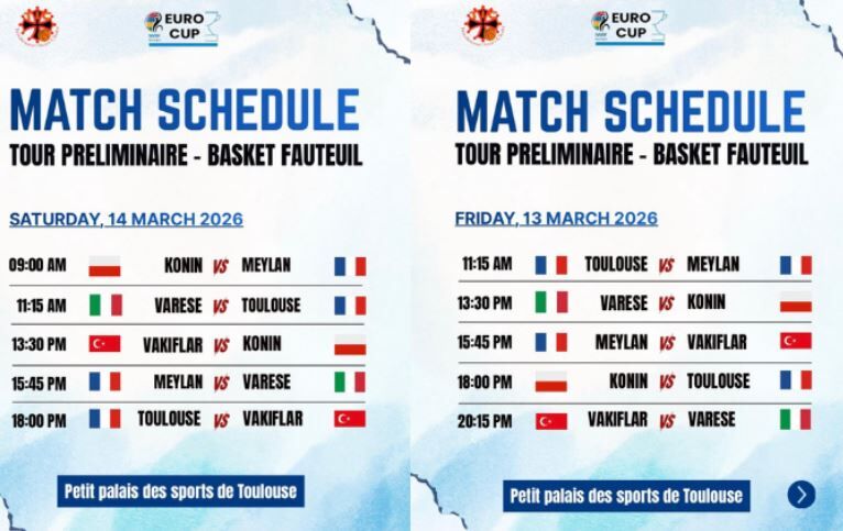 Vakıflar Avrupa Fikstür