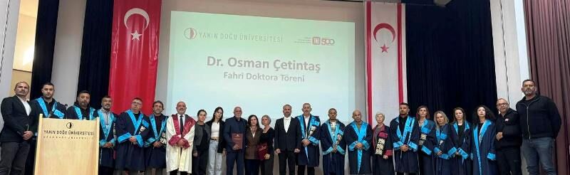 Ydü'den Osman Çetintaş’a Fahri Doktora Verildi-1