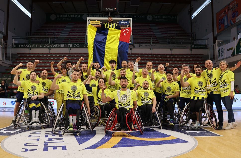 Fenerbahçe, Tekerlekli Sandalye Basketbol'da Avrupa Şampiyonu!-1
