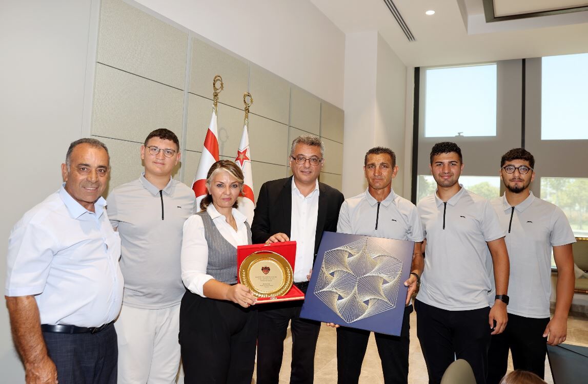 Alayköy Gsk'dan Cumhurbaşkanı Erhürman'a Ziyaret (3)