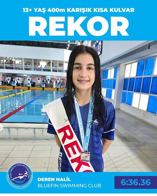 Deren Halil 400 Metre Karışıkta Rekor Kırdı!-1