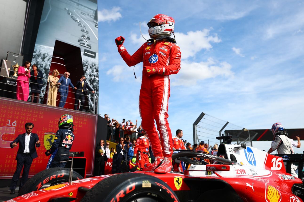 Ferrari'ye Büyük Britanya'da Leclerc Zaferi (2)
