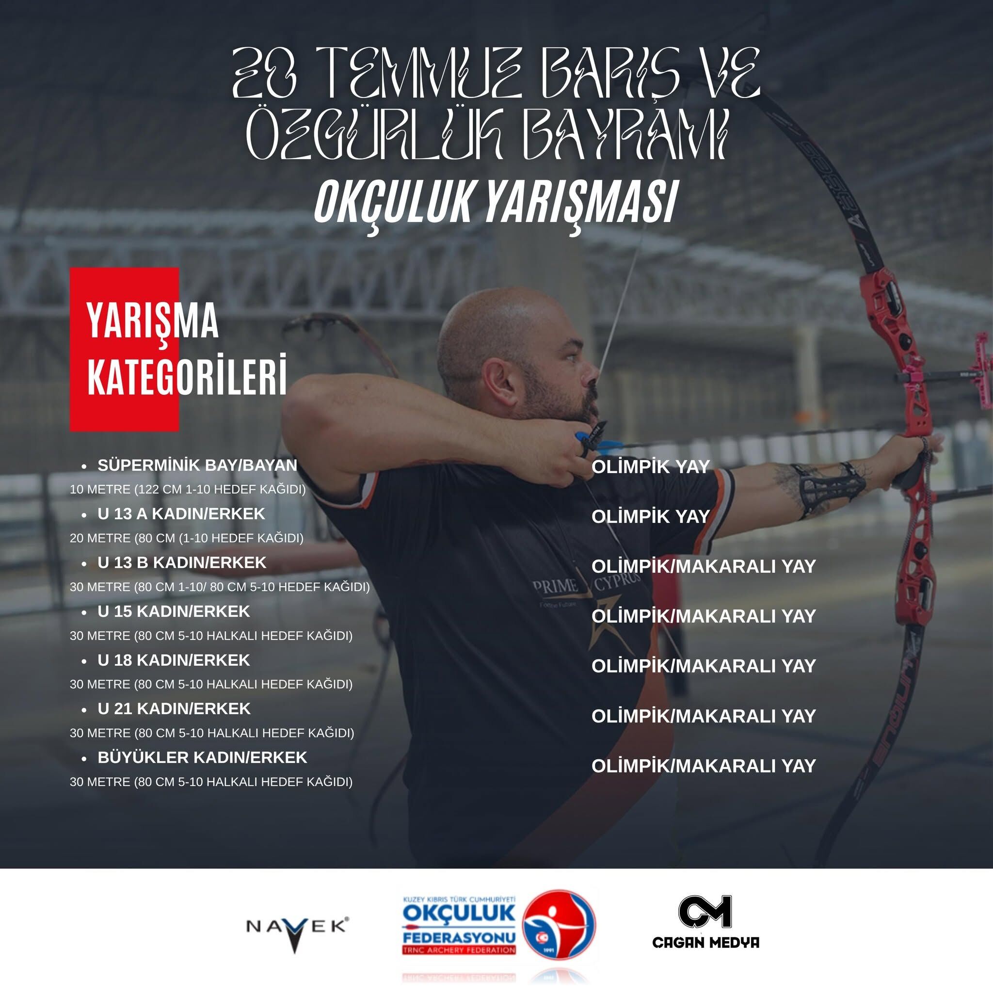 Okçular 20 Temmuz Kupası Için Lefkoşa'da Buluşuyor 3