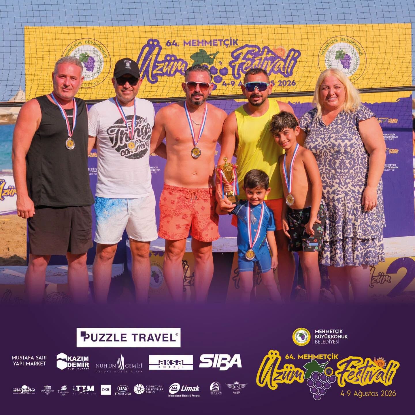 64. Mehmetçik Üzüm Festivali’nde Voleybol Şöleni 2