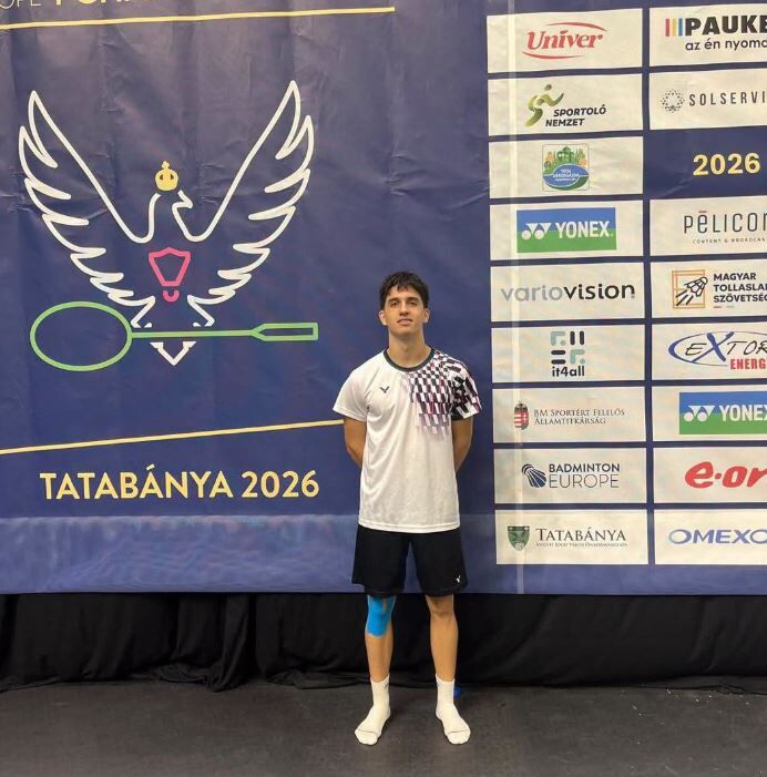 Jacob Özikiz, U19 Avrupa Badminton Şampiyonası'nda Sahnede 1