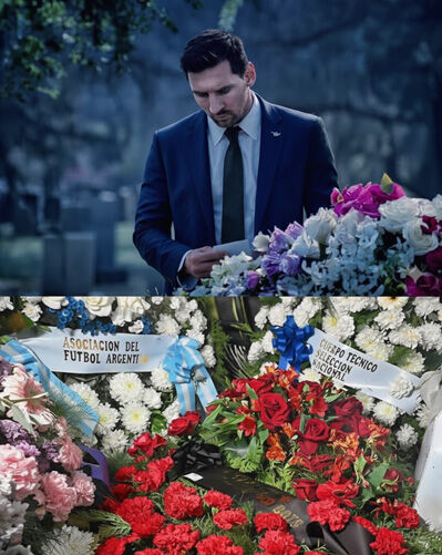 Messi’den Babasına Duygusal Veda “Sensiz Ne Yapacağım” (2)