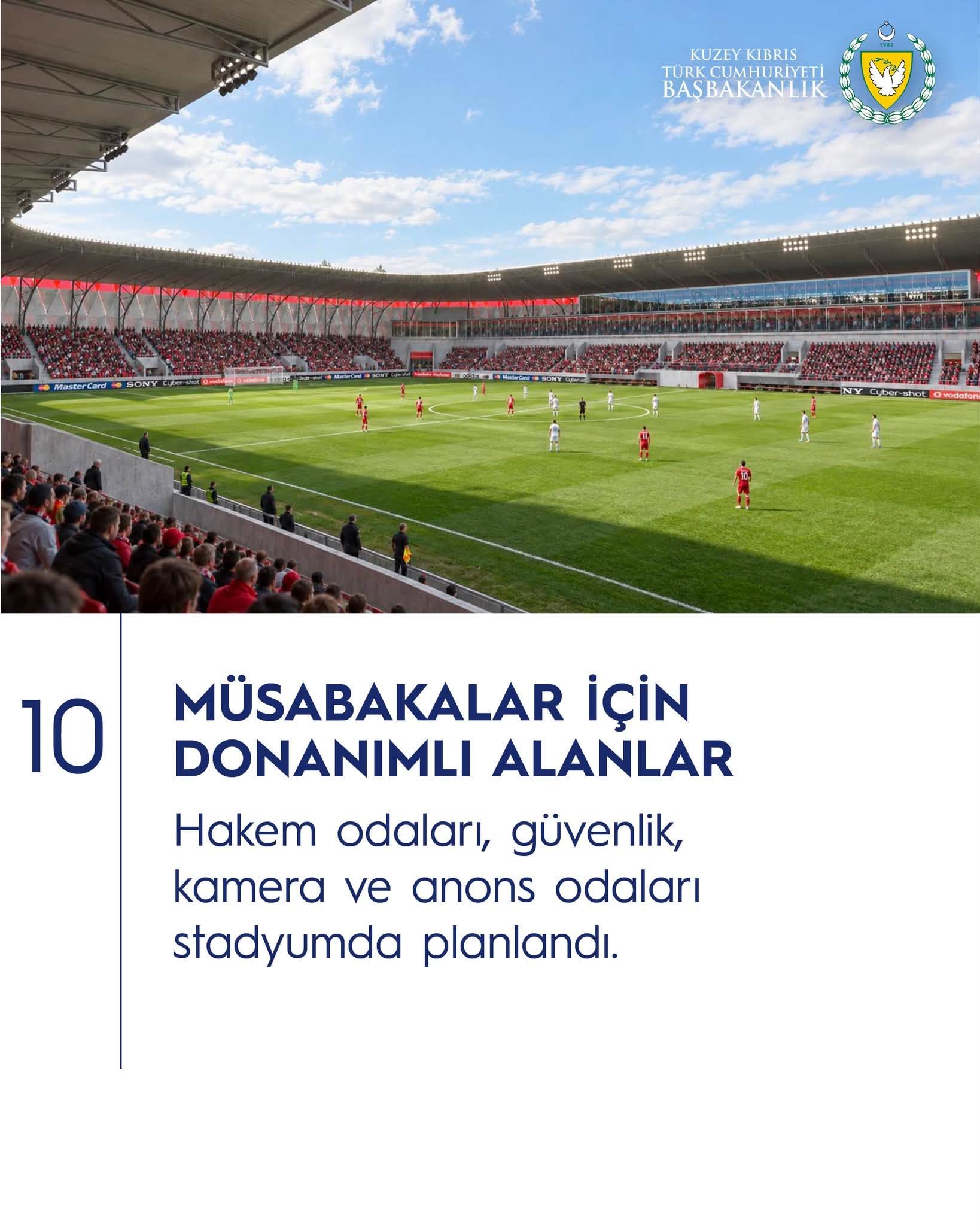 Lefkoşa'ya 8 Bin Kişilik Yeni Atatürk Stadyumu