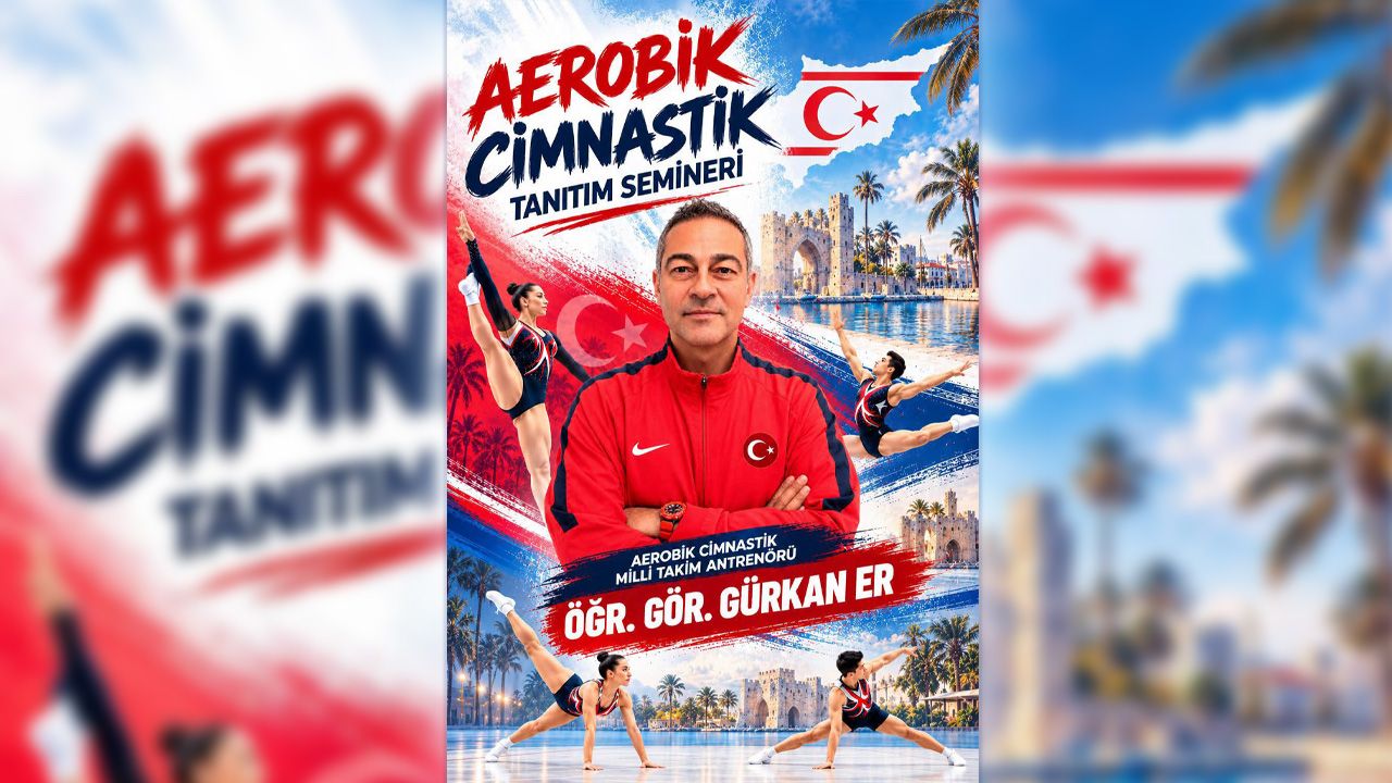 KKTC Cimnastik Federasyonu, aerobik cimnastiği başlatıyor