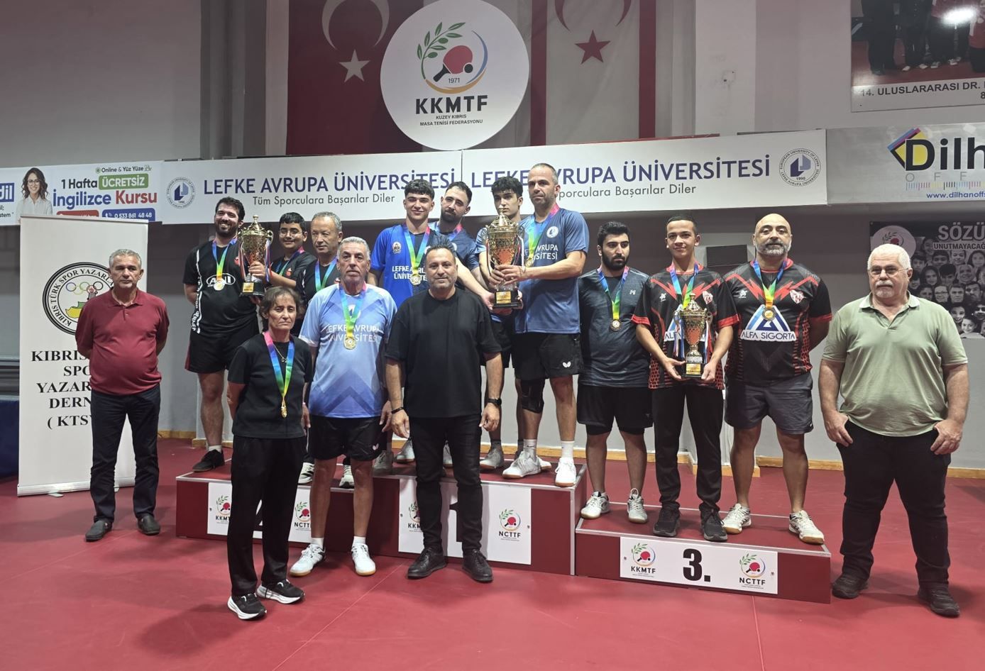 Ktsyd Masa Tenisi Kupası'nda Şampiyonlar Belli Oldu 3