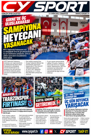 CYSPORT Günlük Spor Gazetesi