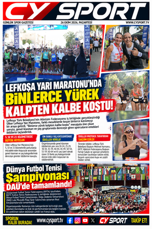 CYSPORT Günlük Spor Gazetesi